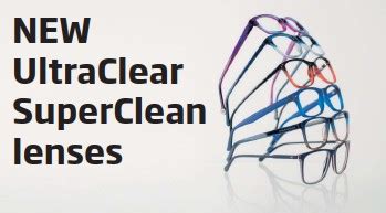 ultraclear superclean lenses.